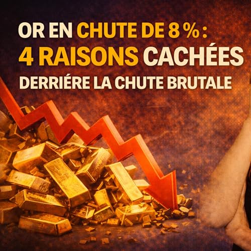 Or en chute de 8 % : les 4 raisons cach&eacute;es que le march&eacute; ne vous explique pas