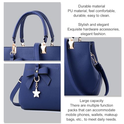 Grande Bolsa Elegante do Plutônio para As Mulheres Múltiplas Maneiras de Transporte Leve Grande Capa