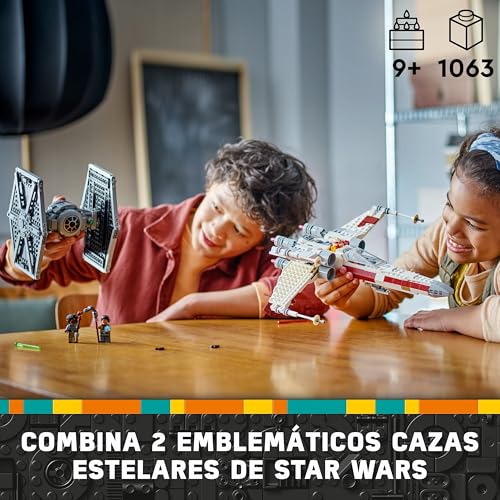 LEGO Star Wars 75393 Caza TIE y Ala-X Fusionados para construir con minifiguras 3