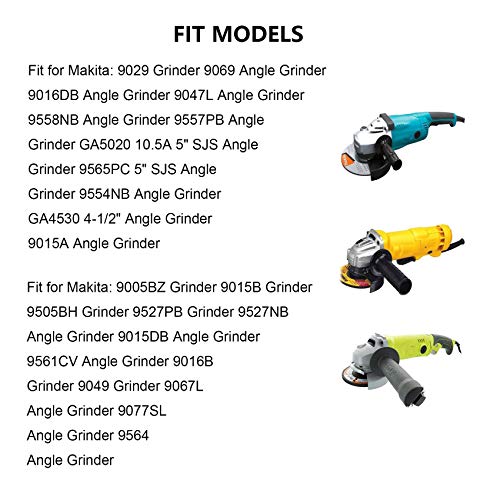 Grinder Angle Spanner Wrench Flange Nut Compatible With Milwaukee Dewalt 193465-4 Bosch Black Decker Ryobi 4.5" 5" 5/8-11 Parts #TOP4