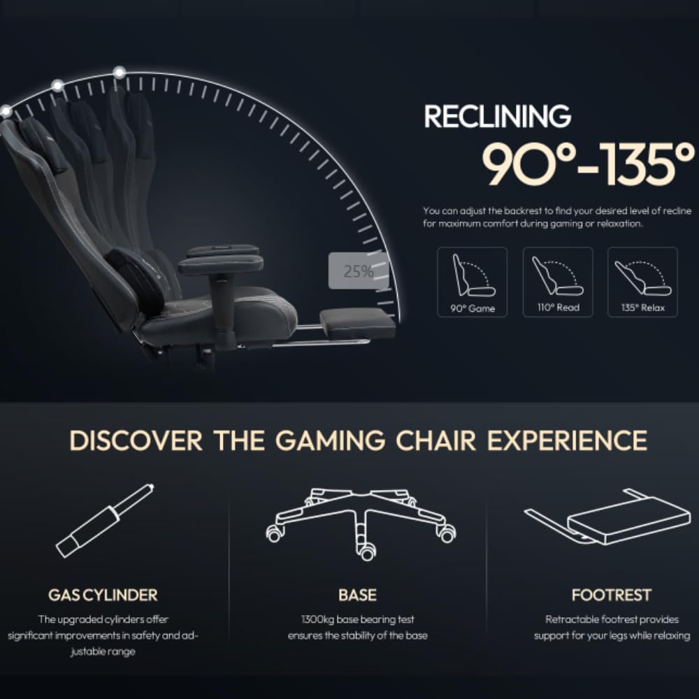 All chair components laid out for assembly