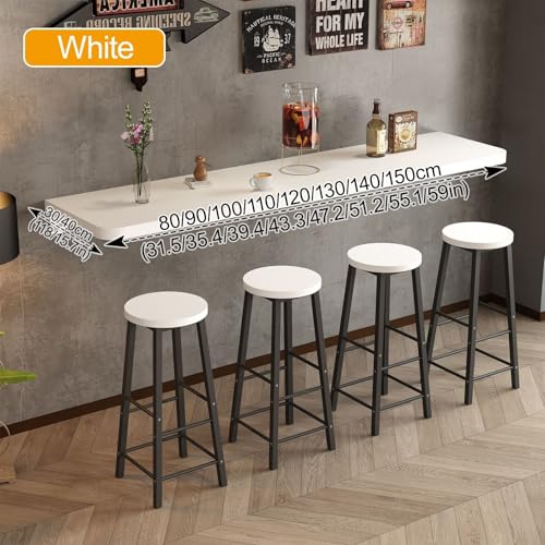 Table murale pliante bureau flottant et table de bar gain de place