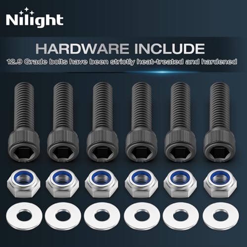 Image of Nilight 2.5 inch Front Leveling Lift for Ford F-150 2004-2026 2WD /4WD & 2003-2018 Expedition, 2005-2008 Lincoln Mark LT, Strut Spacers Fix Front Rake for Towing /Hauling