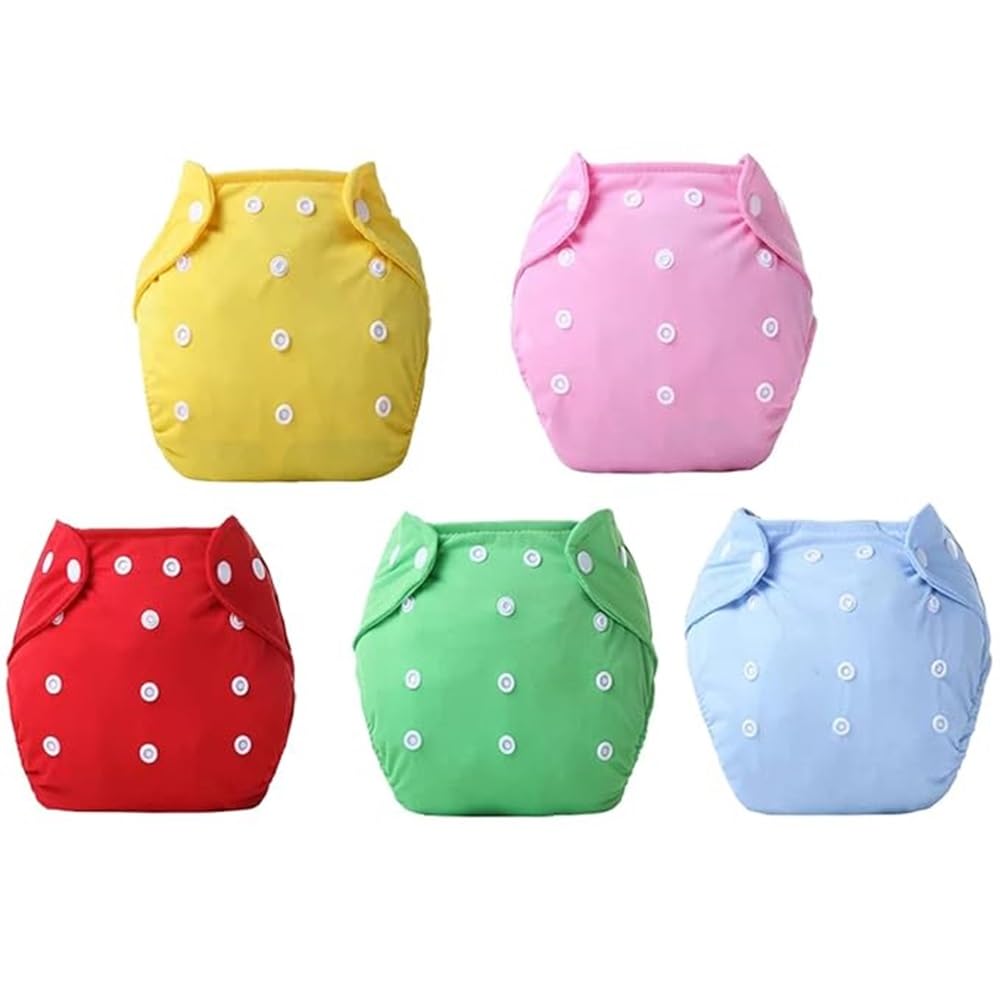 SMILE BABY Washable Adjustable Cloth Diaper without Inside Pad-(Set Of 3)-image-20