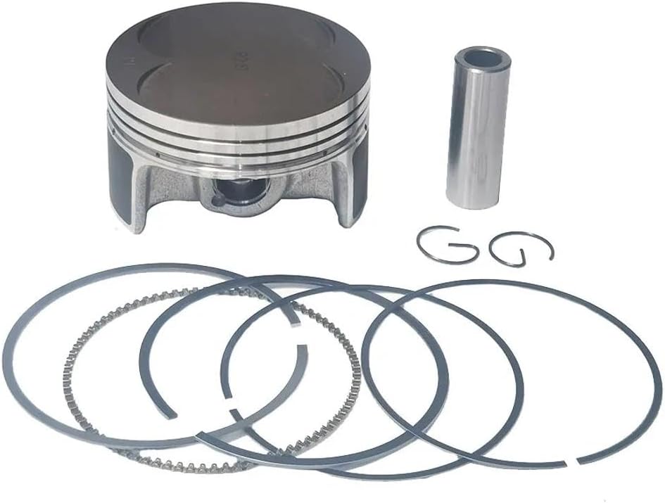 74mm Piston Kit with Rings, Pin and Clips Compatible with T4 Z1 NX6 CPS250 ATV Quad Dirt Pit Bike Motorcycle Engines