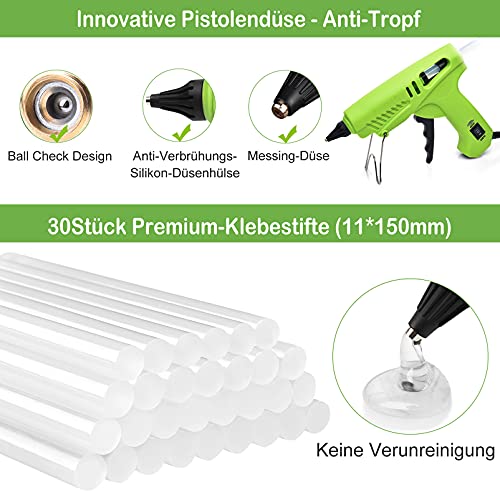 Heißklebepistole AOZOY Set mit zwei Leistungseinstellungen