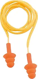 Nove54, Protetor Auditivo Tipo Plug, De Silicone, Com Cordão Em Algodão.