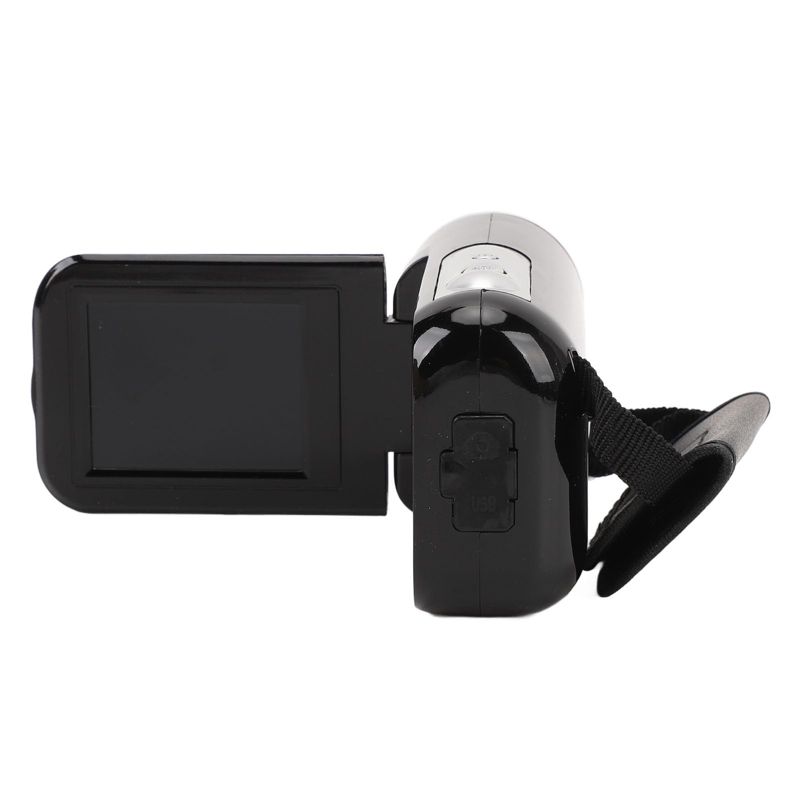 Digitaler Videokamera-Camcorder, 16 MP 1080P-Camcorder-Kamera mit 16-fachem Digitalzoom, 2,0-Zoll-Bildschirm, Batteriebetrieben, für Reise-Vlogging