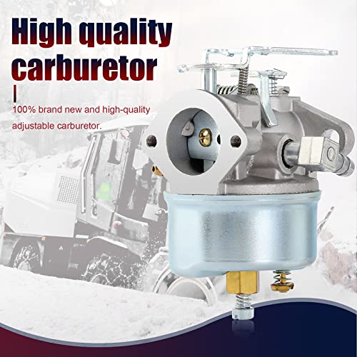 QAZAKY Adjustable Carburetor Compatible with Tecumseh 632107 632378 632536 640084 640105 640299 632107A 632378A 640084A 640084B 640299A 640299B 3.5HP 4HP 5HP HSK40 HSK50 HSSK40 HSSK50 HSSK55 LH195SA