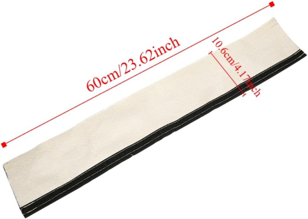 Car Heat Shroud 1/2" ID x 2 FT – Aluminized Sleeving Insulated Fiberglass Wrap for Fuel Lines & Wires, with Hook & Loop Closure