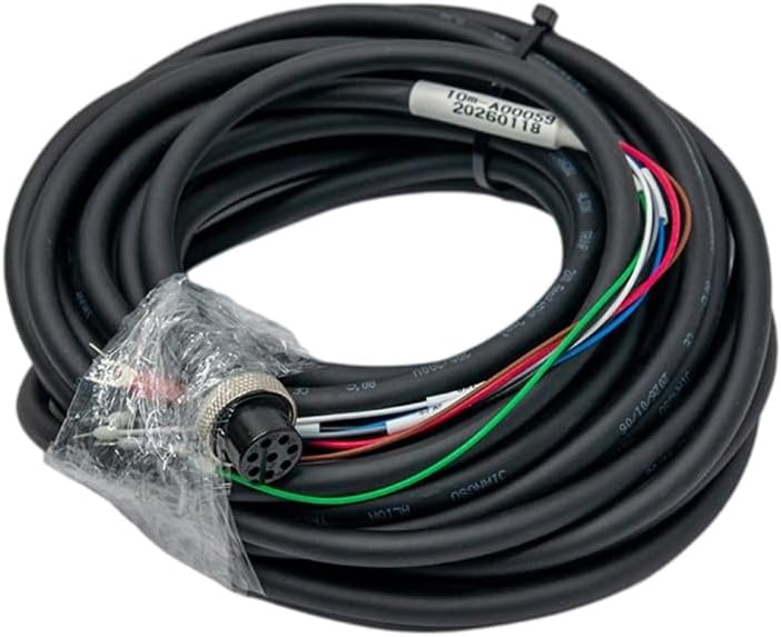 QIDALASER Laser Welding Wire Feeder Parts Multi Cable Wire Feed Tube Nozzle Roller Kit (8-Pin Power Cable 10M)