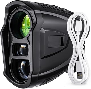 MEENE Laser Rangefinder 600/800/1200m Laser Distance Meter Golf Rangefinder Unit Switch M/Yard USB Charging Golf Range Finder (Size : 800M)