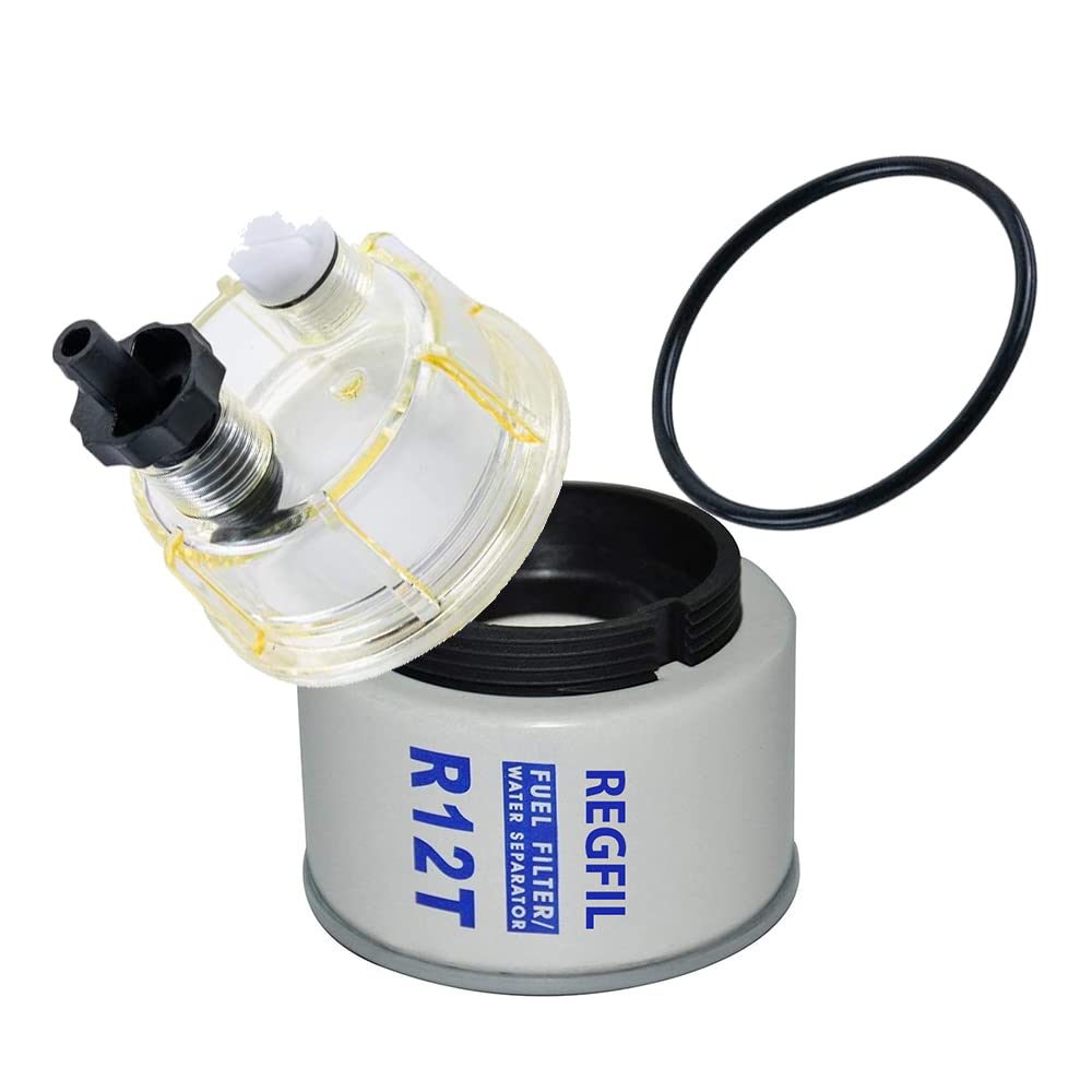 Amazon.com: REGFIL R12T Marine Fuel Filter/Water Separator Racor