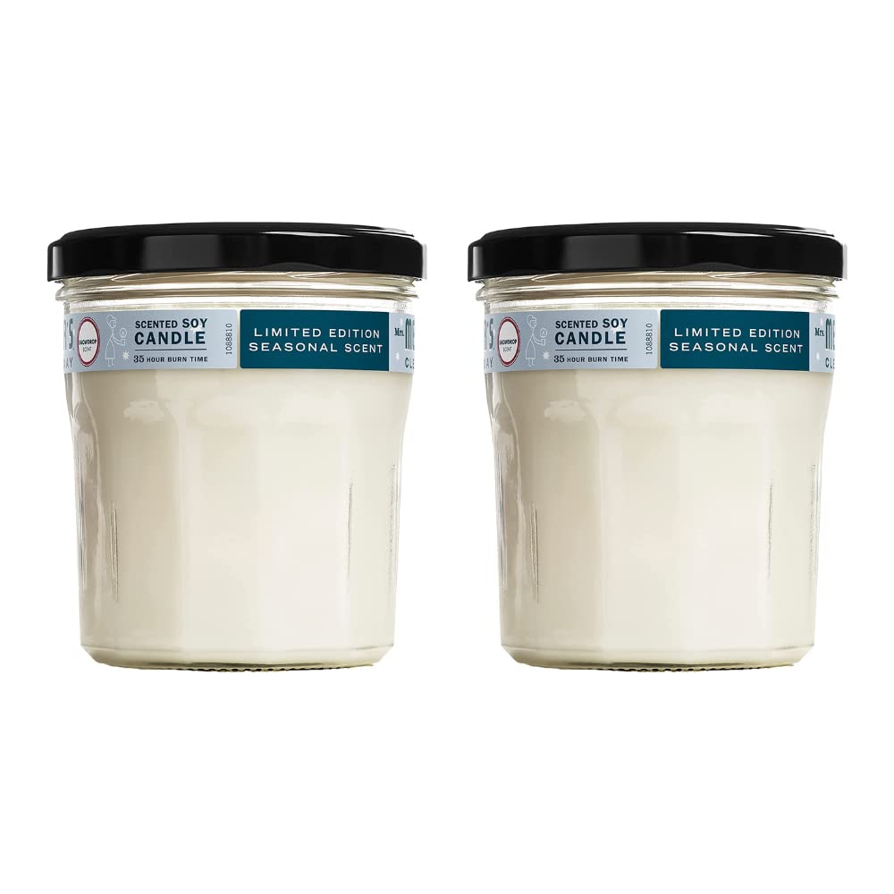 Amazon.com: Mrs Meyer's Clean Day Snow Drop Candle, 7.2 Ounce
