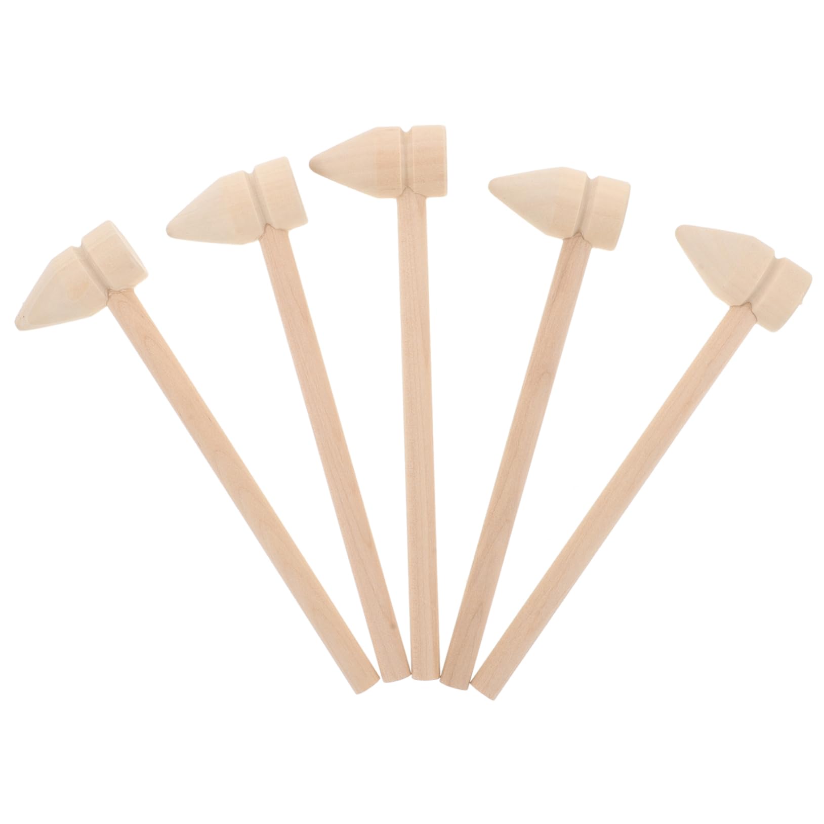 OSALADI Mini Boys and Girls Toy Pcs Wooden Mallets Portable Mini Mallets for Birthday Party Holiday