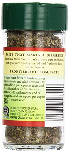 Frontier Herb Organic Basil Leaf, 0.56 Oz #TOP1