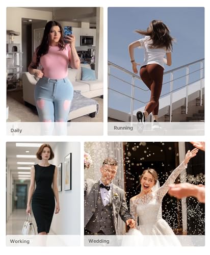 Image of FeelinGirl Body Shaper Tummy Control Shapewear Underwear High Waisted Shaping Briefs Panty Girdle