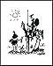 Close Up Pablo Picasso Don Quixote Kunstdruck (52x41 cm) gerahmt in: Rahmen schwarz