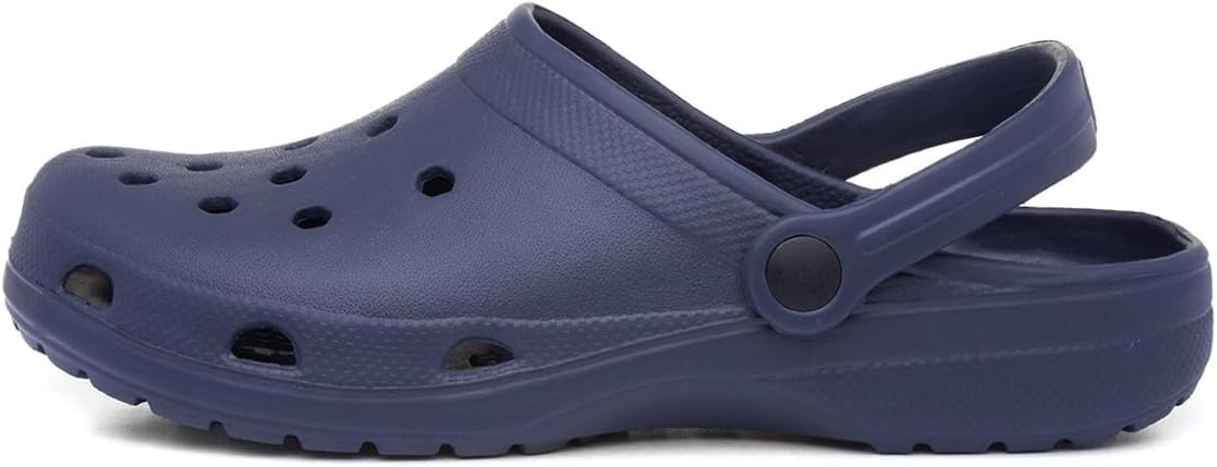Adults Black Slip On EVA Clog Sandal