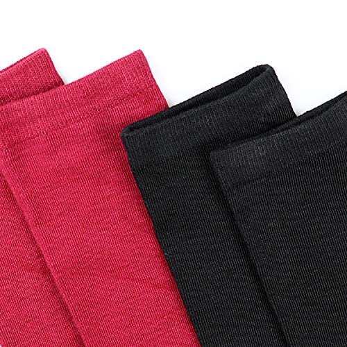 Image of DRESHOW 6 Pairs High Thigh Socks Striped Over Knee Thin Tights Long Stocking for Women Leg Warmer