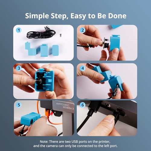 Image of Anycubic Kobra 3 3D Printer Camera,Real-Time and Remote Monitoring | Ultra Clear Resolution, Easy to Assemble and DIY, Fits Kobra 3,Kobra 3 Combo,Kobra 3 Max,Kobra 3 Max Combo, Kobra 2 Series
