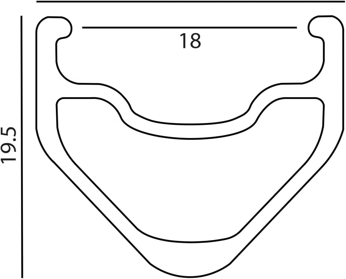 Velocity Rim, 650B, A23, 32H, Black Msw