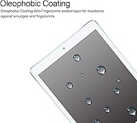 Vista 5 de Supershieldz Diseñado para Apple iPad Air 2 y iPad Air 1 (9.7 pulgadas) (no compatible con iPad Air 3), protector de pantalla de vidrio templado