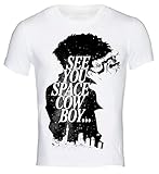 bebop 2018 berlin Reine Baumwolle T Shirt Cowboy Bebop Spike Red Dragonm Syndicate L
