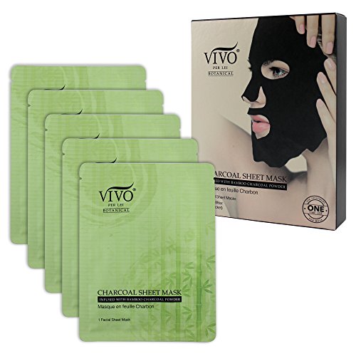 Vivo Per lei sheet masks (Foaming Charcoal Mask)