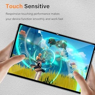 Haofun Pellicola Protettiva (23,4 * 15,2 CM) per Tablet 10 Pollici, TECLAST/XGODY/HotLight/SGIN/YESTEL/PIXPEAK/DOOGEE U10/JIKOCXN/ZIOVO/Yicty/Freeski/FACETEL, 2 Pezzi 9H Durezza Vetro Temperato
