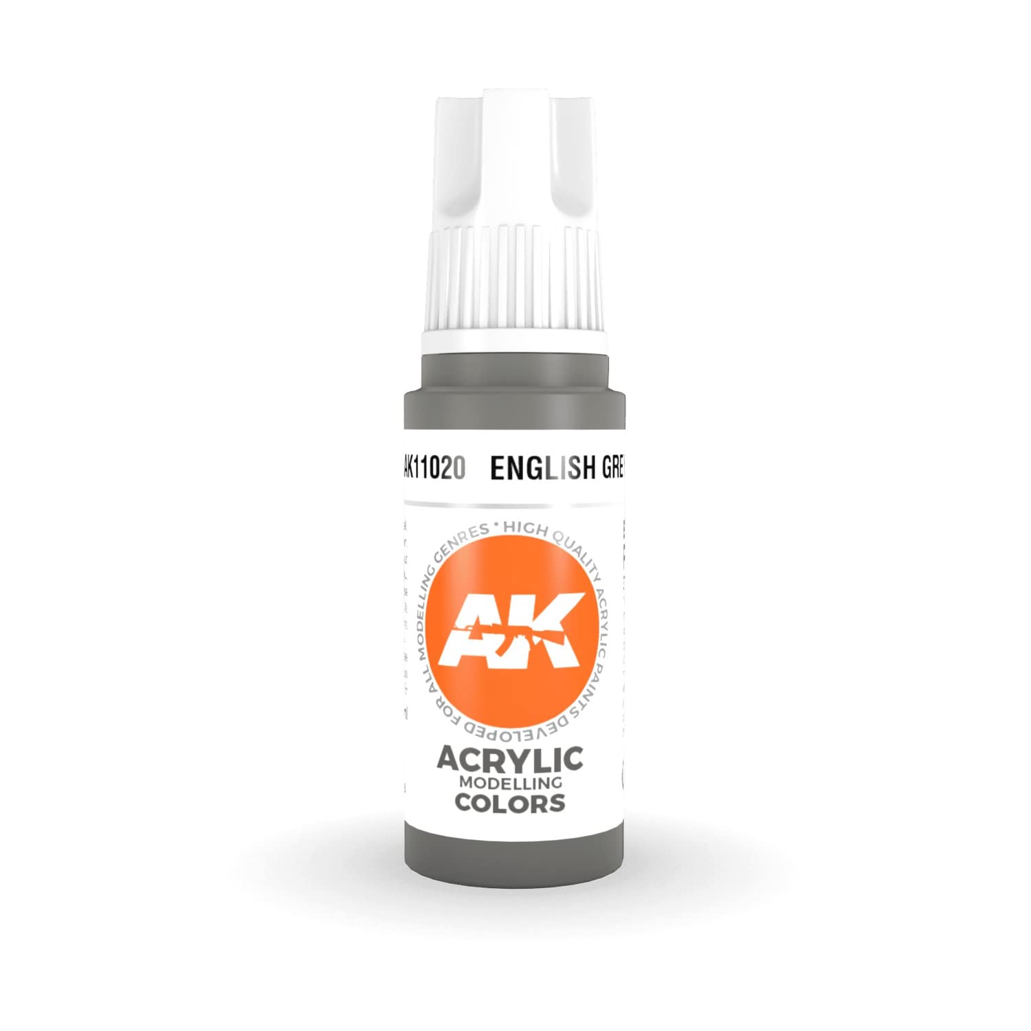Peinture English Grey AK Interactive 3rd Gen acrylique 17 ml pour figurines