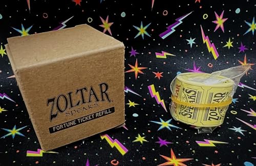 New Wave Toys Fortune Ticket Roll Refill for Zoltar Speaks Mini Replica Fortune Teller Machine