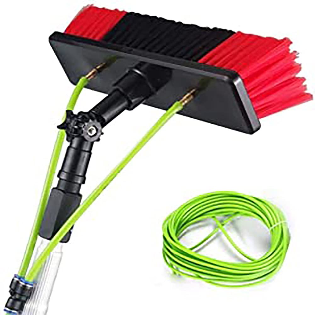 Équipement de brosse de nettoyage de vitres avec poteau d'extension sans traces