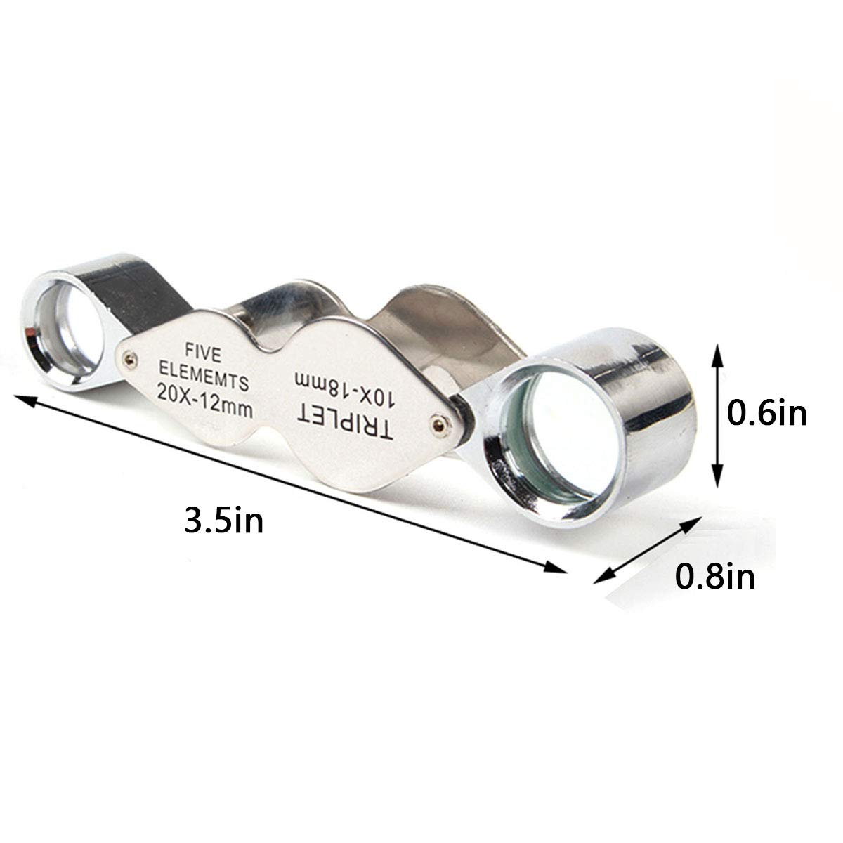 Aazon.co: Buddy Foldable Twin Lens 10X 20X Agnifiers Iniature - View #5