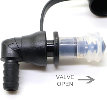 Replacement Bite Valve with Cover Silicone Hydration Pack Backpack Bladder Rubber Mouthpiece Valve Fits Camelbak Platypus