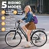 WINDHORSE 26 Electric Bike for Adults 20MPH & 30-50 Miles Range, Shimano 7-Speed, 468WH Removable Battery Commuter Ebike with 750W Peak Motor, Front Suspension, Rear Rack, Fenders, UL2849 Certified