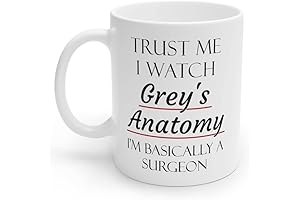Trust Me I Watch Grey's Anatomy Ceramic Coffee Mug
