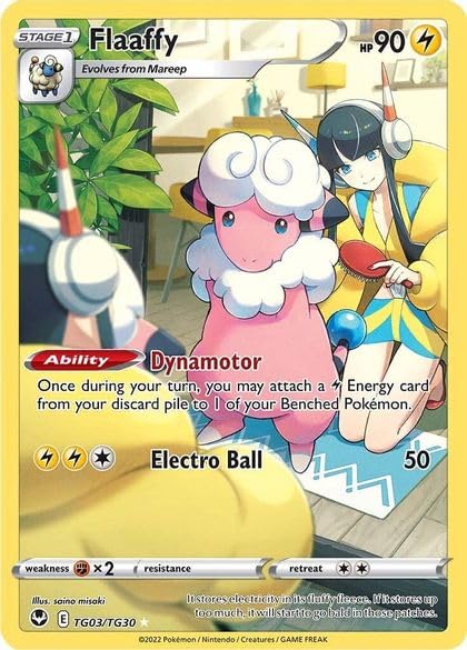 Amazon.com: Pokemon – Flaaffy TG03/TG30 – Silver Tempest – Trainer