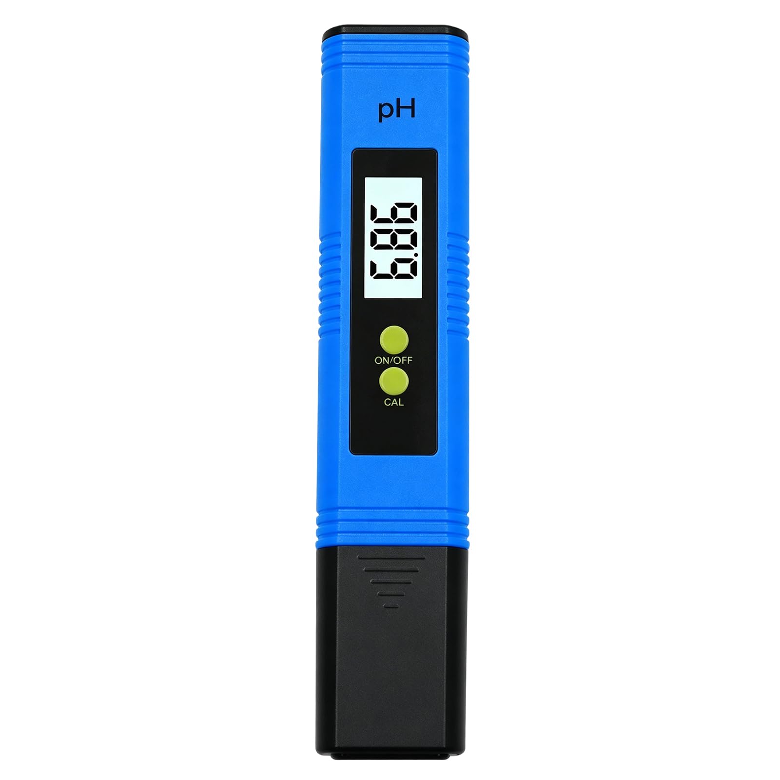 PH Meter, 0-14PH Measurement Range Auto Calibration and Clear Display for Swimming Pool, Pool, Hydroponics, Aquarium， 2% Reading Accuracy PH Temp Water Testers