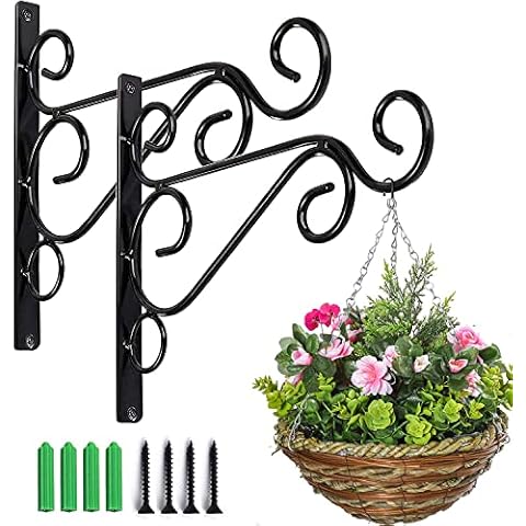 KSS Wrought Iron Plant Hanger Hooks Cover