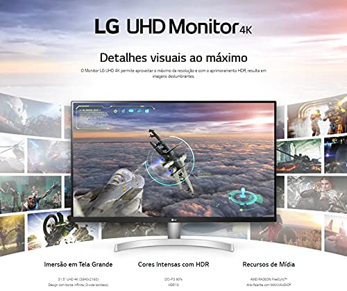 Monitor LG Ultra HD 4K 32UN500-31.5