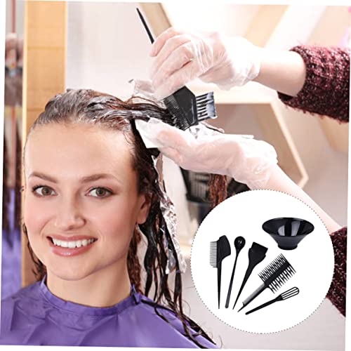 1 Conjunto De Cores De Cabelo Tigela De Mistura De Cores Escovas De Tintura De Cabelo Colher De Tint
