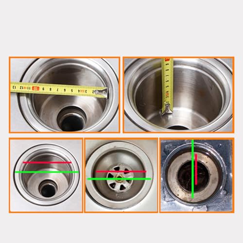 Colador para fregadero cocina acero inoxidable 4in miniatura 7