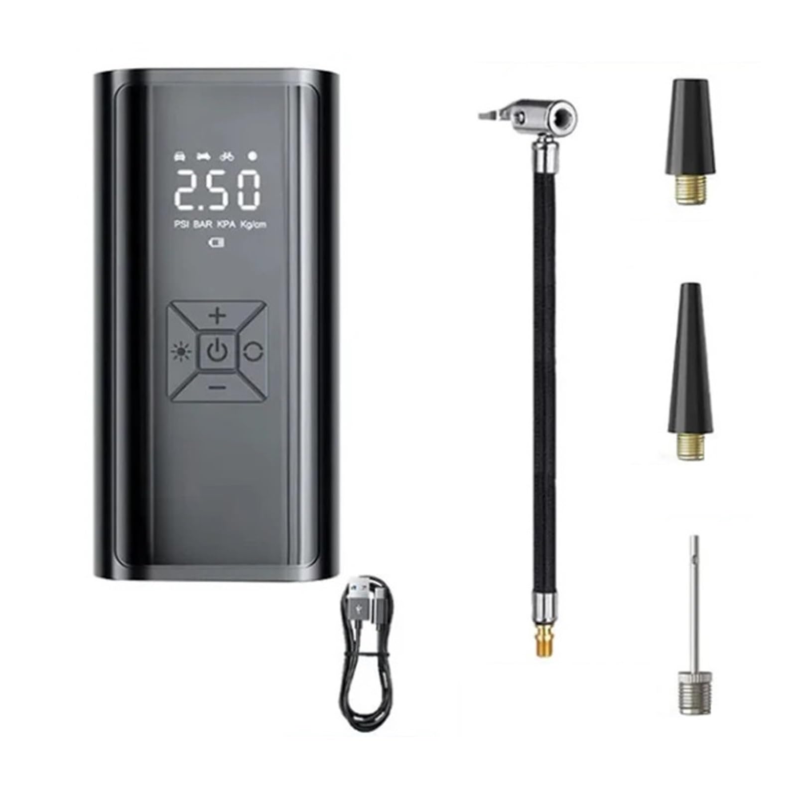 Compressore d'Aria for Auto Portatile 6000mAh 12V 150PSI Pompa di Aria for Elettrica Senza Fili Gonfiaggio dei Pneumatici for Bicicletta for Moto Palla for Inflazione Istantanea