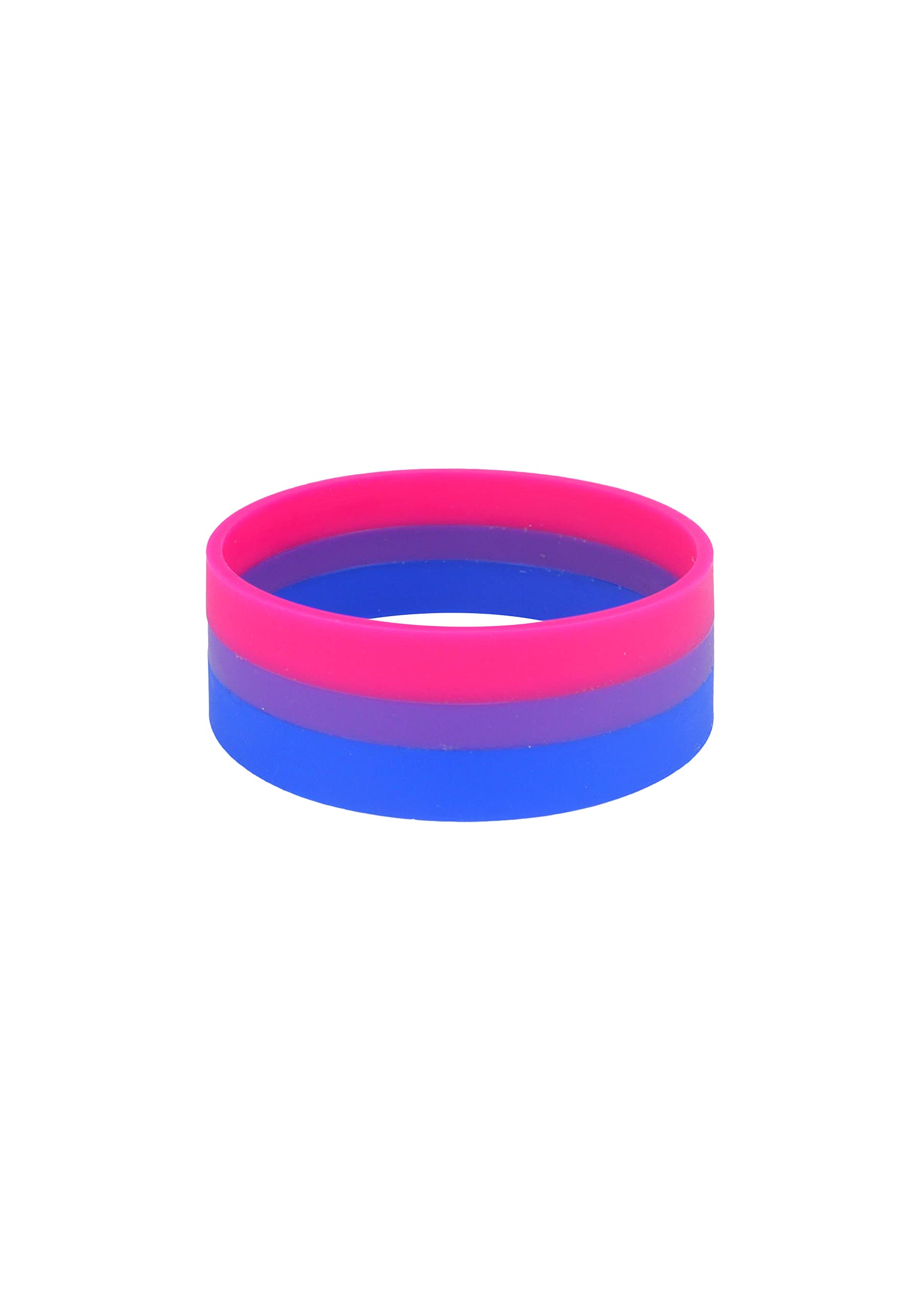 Henbrandt1x Bisexual Pride Silicone Festival Bracelet Lgbt Pride