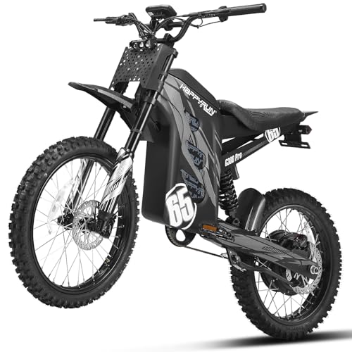 HAPPYRUN G300 Pro 72V Electric Dirt Bike, 50MPH Top Speed