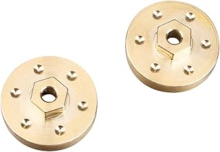 KYX Racing Brass Heavy Weight Wheel Hex Hub 6.8g/pcs Upgrades Parts Accessories for 1/24th Scale RC Crawler Car Axial SCX24 Deadbolt JLU C10 B-17
