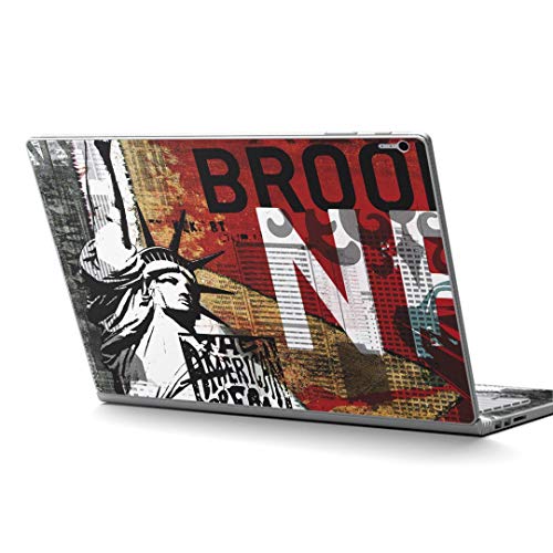 igsticker Surface Book / Book2 / Book3 13.5inch ブック2 専用 スキンシール サーフェス ブック2 カバー ケース フィルム ステッカー アクセサリー 保護 014335 ニューヨーク 外国