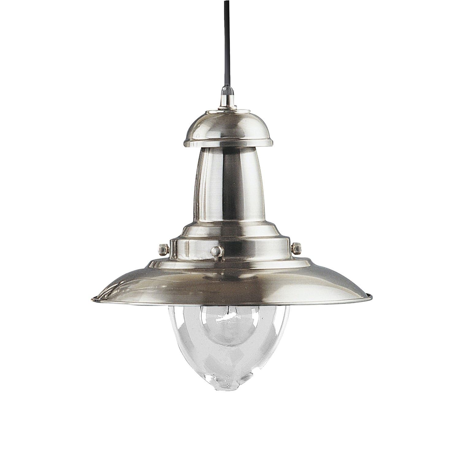 Searchlight Lighting Silver Searchlight Fisherman Nautical Ceiling Pendant (4301Ss, Satin )