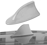 Vista 8 de ASUBHA Cubierta de antena de aleta de tiburón para automóvil, elegante antena de tiburón para decoración de automóvil, cubierta de antena